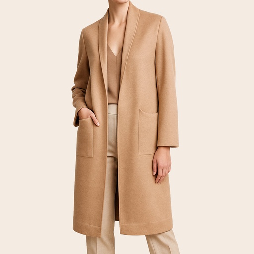 Women's Microfiber Half Coat (KNT-36|1663)       