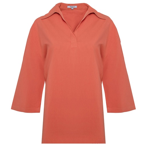 Women's Pure Linen Top (LIN-1268|1720)        