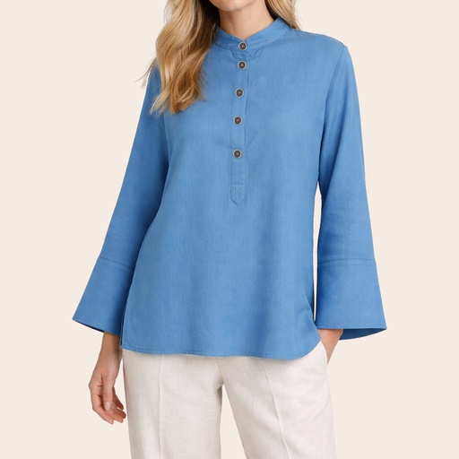 Women's Pure Linen Top (LIN-1283|1575)        
