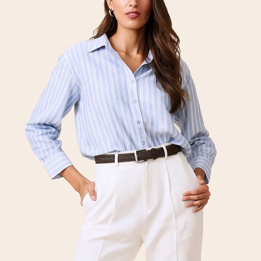Women's Pure Linen Top (LIN-1362|1724)        