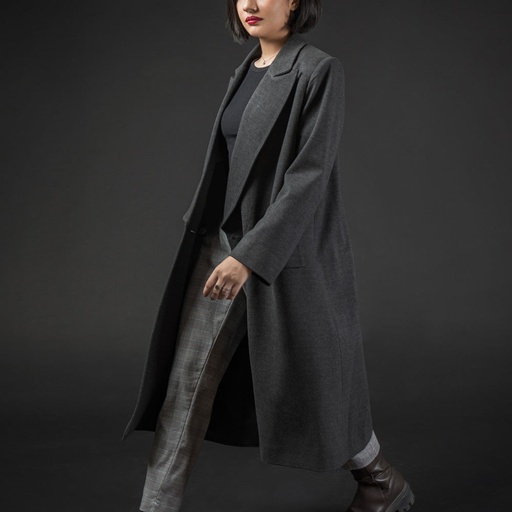Women's Microfiber Over Coat (KNT-68|1662)       