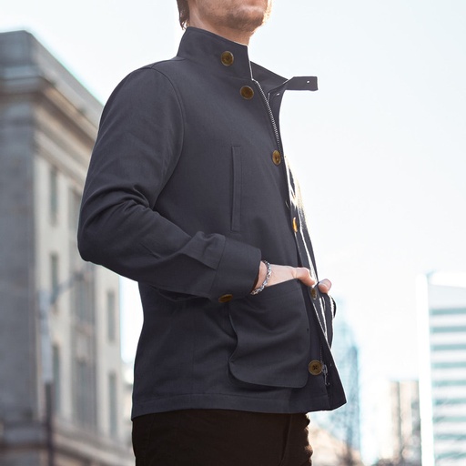 Men's Zipper Jacket (CTN-774|DRL|FOLA)